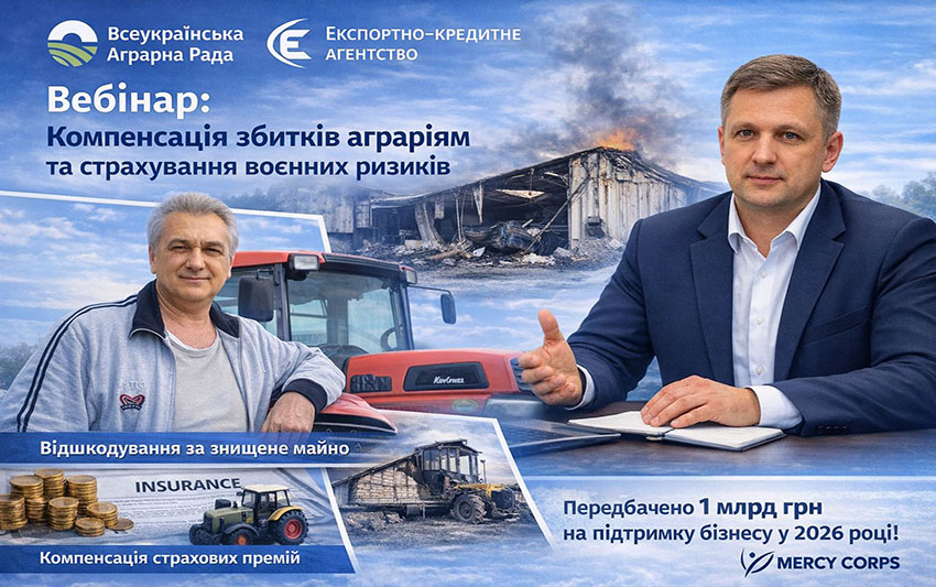 Щодо компенсації збитків аграріям